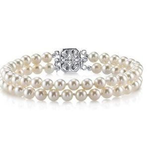 THE PEARL SOURCE Women's Sterling Silver Bracelet
